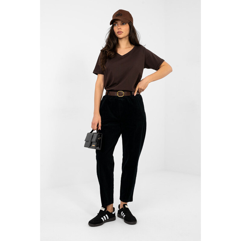 ITALY MODA Šnúrové nohavice model 224056 Taliansko Moda 68087059