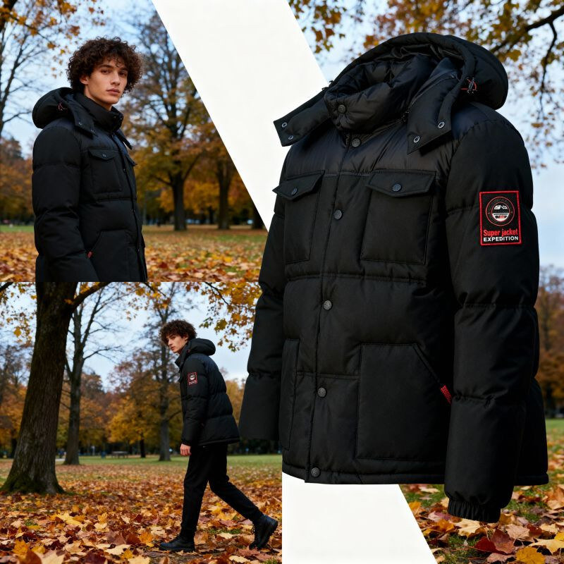 Geographical Norway Pánska bunda WY3882H/GN Black - Geografické Nórsko 68087441