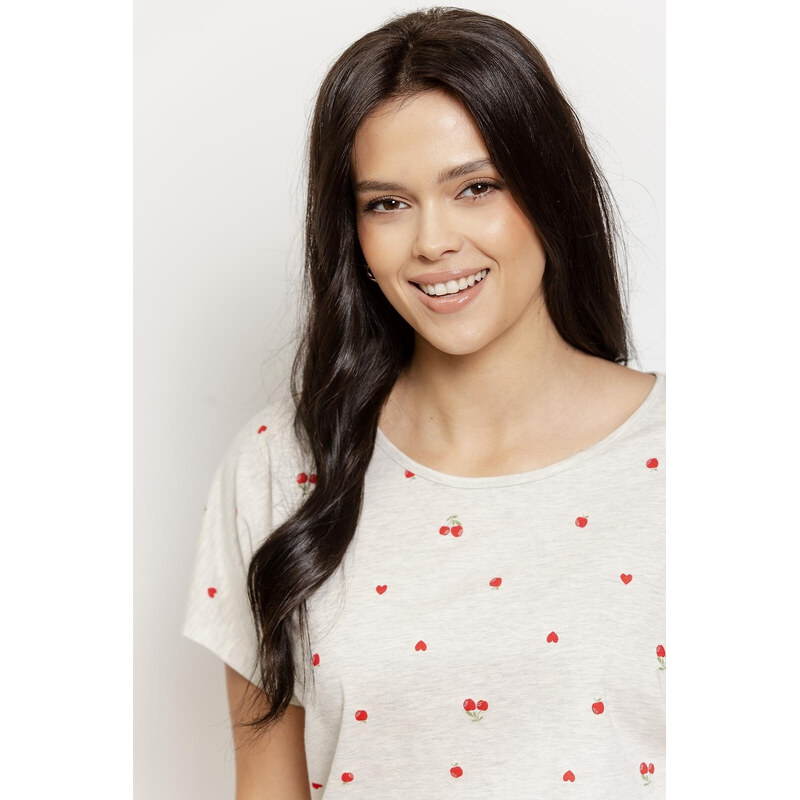 Pyžamo model 22017069 Adele kr/r SXL W26 - Taro 69487482