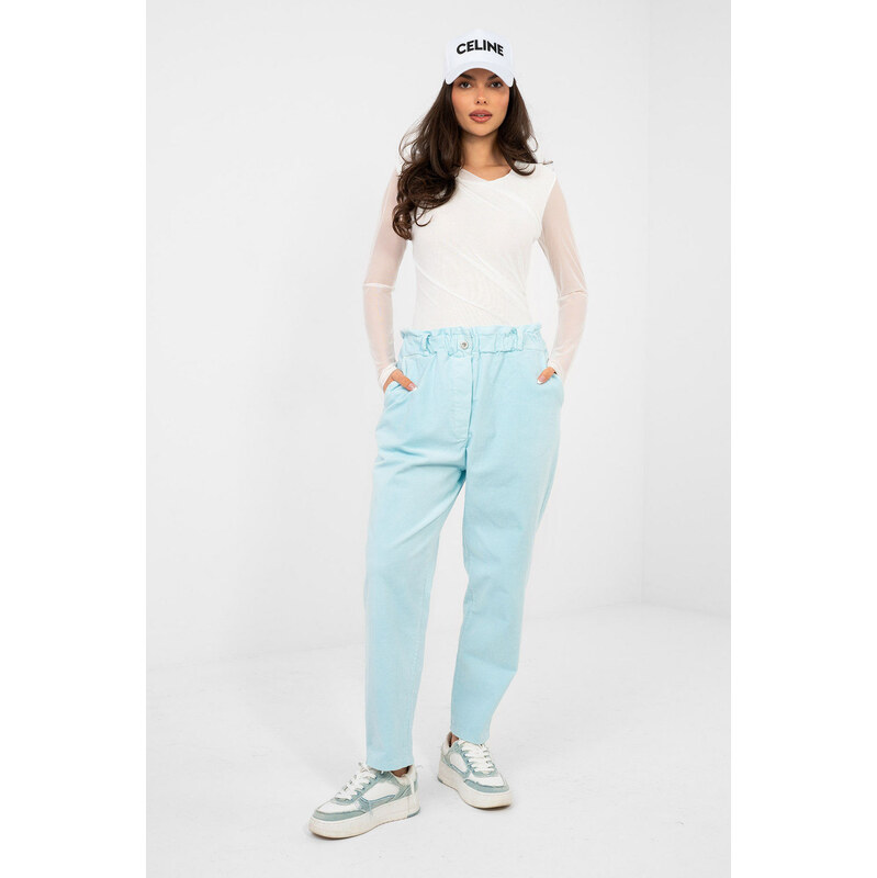 ITALY MODA Šnúrové nohavice model 224842 Taliansko Moda 68087565