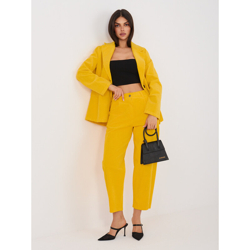 FPrice IT nohavice SP FL8916.80 žltá 68087741