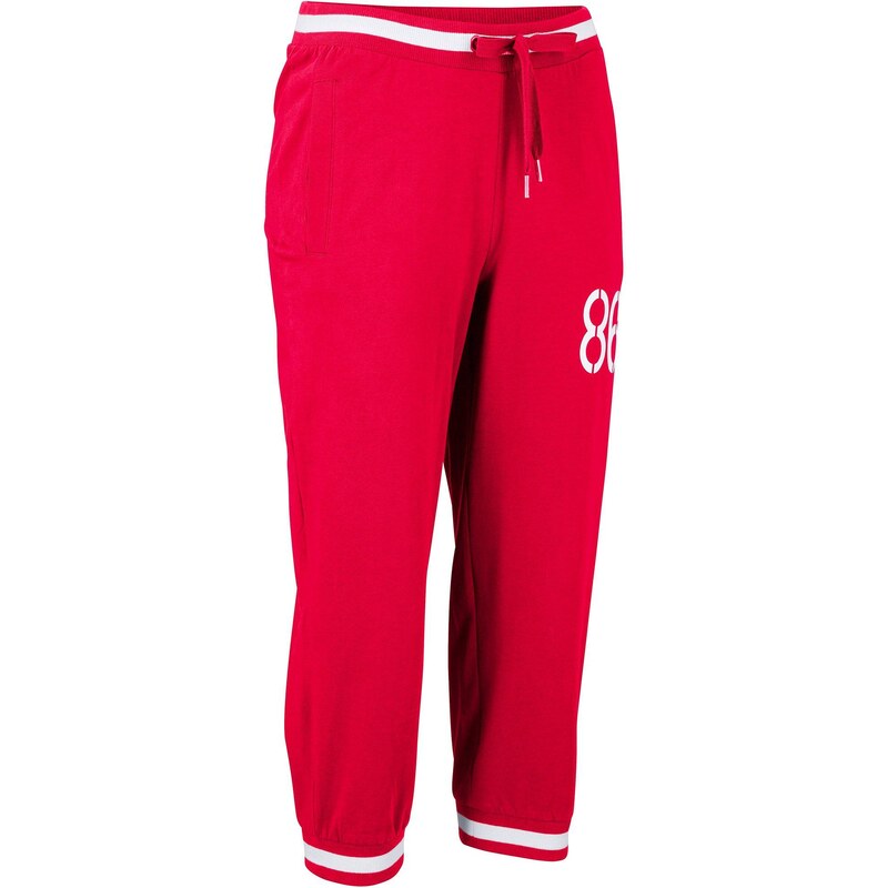 bonprix Joggingové nohavice, 3/4 dĺžka, z bavlneného mixu, farba 68087956