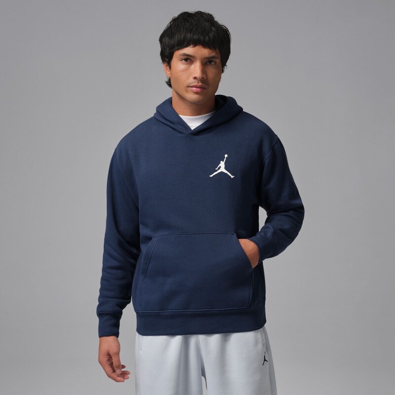 Jordan Men Fleece Pullover Hoodie BLUE 68088057