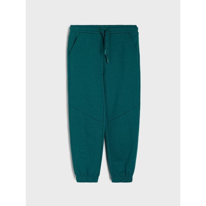 Sinsay - Teplákové joggery - modrozelená 68127508