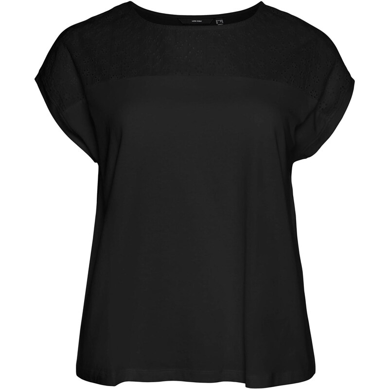 Vero Moda Curve Tričko VMCKAYA čierna 68159745