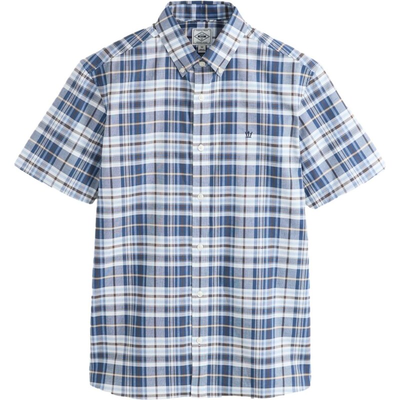 Next Košeľa modrá / tmavomodrá / biela 68159910