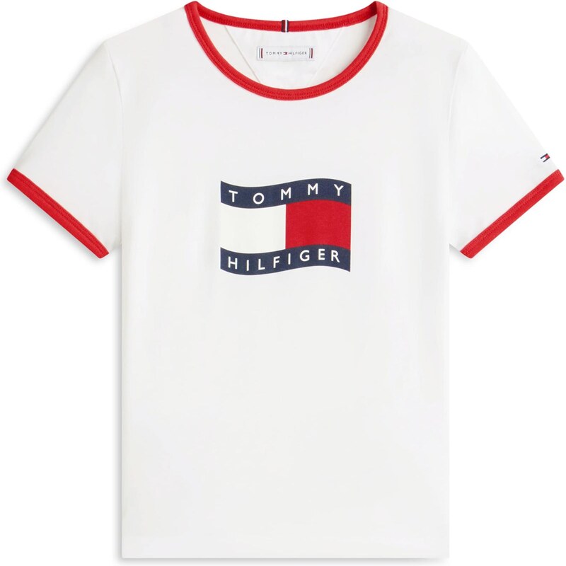 TOMMY HILFIGER Tričko námornícka modrá / červená / biela 68159922
