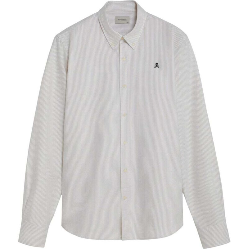 Scalpers Košeľa béžová / tmavobéžová 68159930