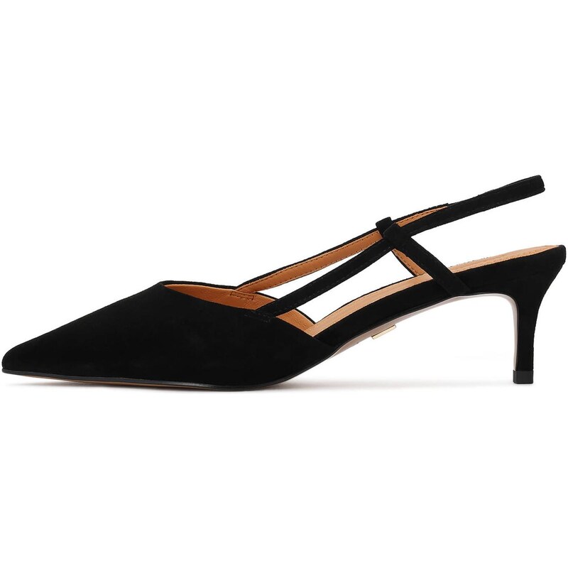 Kazar Lodičky s otvorenou pätou čierna 68159944