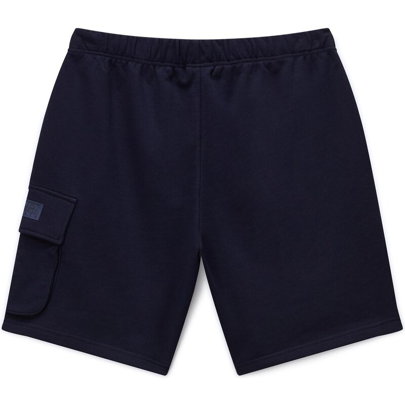 NAPAPIJRI Nohavice N-BOX LOGO CARGO modrá / svetlosivá 68160012