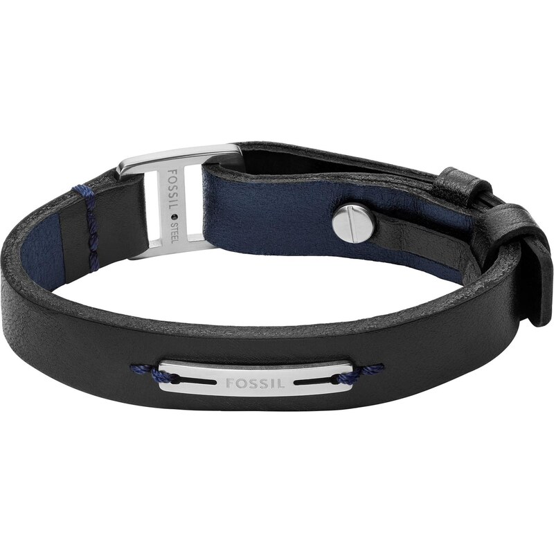 FOSSIL Náramok MACHINE tmavomodrá / čierna 68160050
