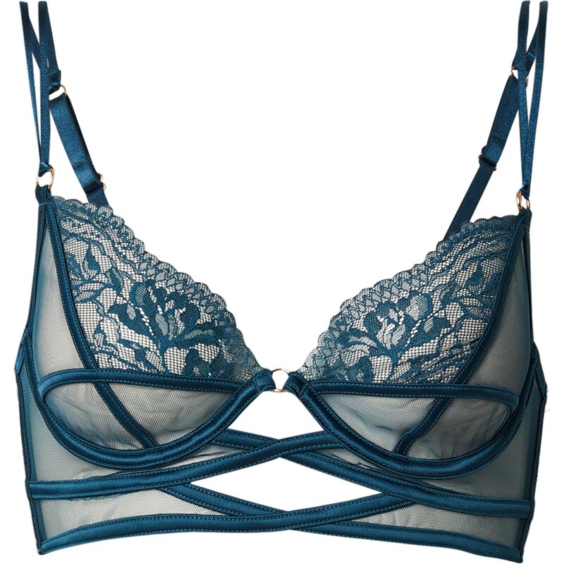 Hunkemöller Podprsenka Amel petrolejová 68160055