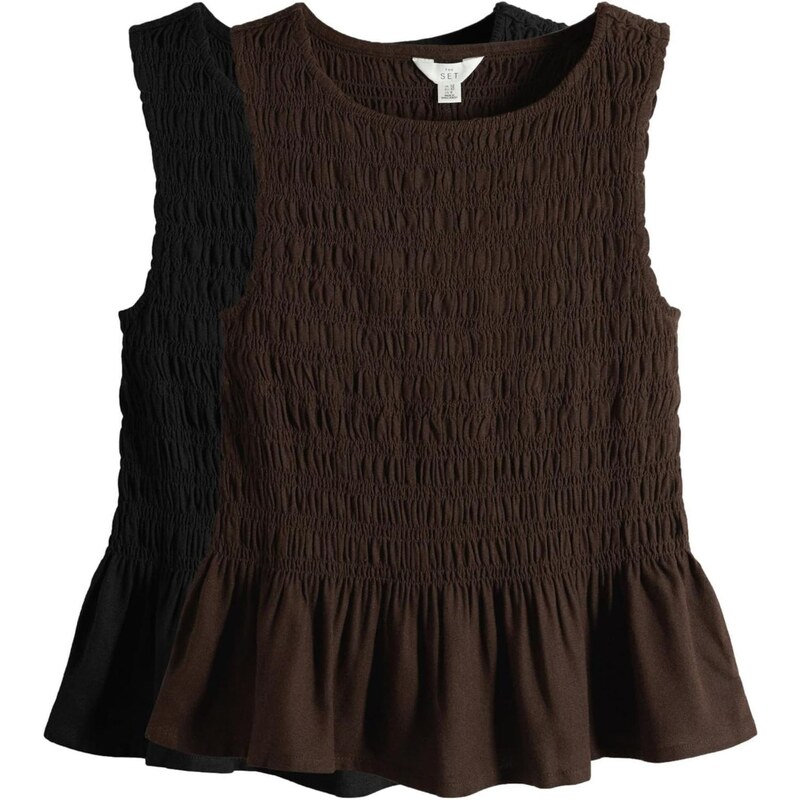 The Set Top čokoládová / čierna 68160106