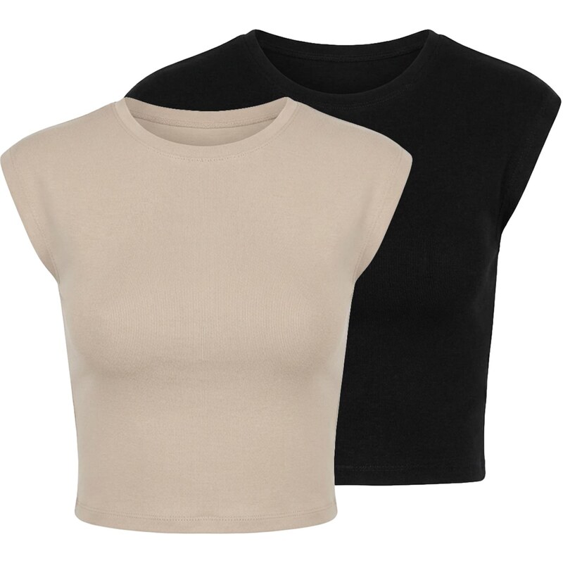 studioselect Tričko Jasmin béžová / čierna 68160195