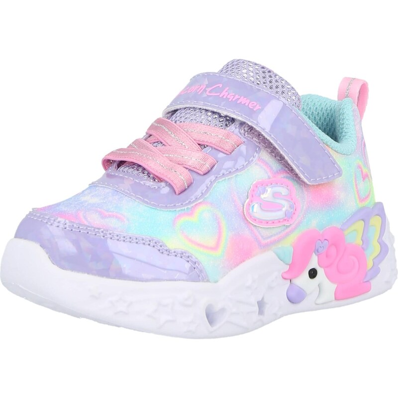 SKECHERS Tenisky UNICORN CHARMER tyrkysová / žltá / levanduľová / 68160326
