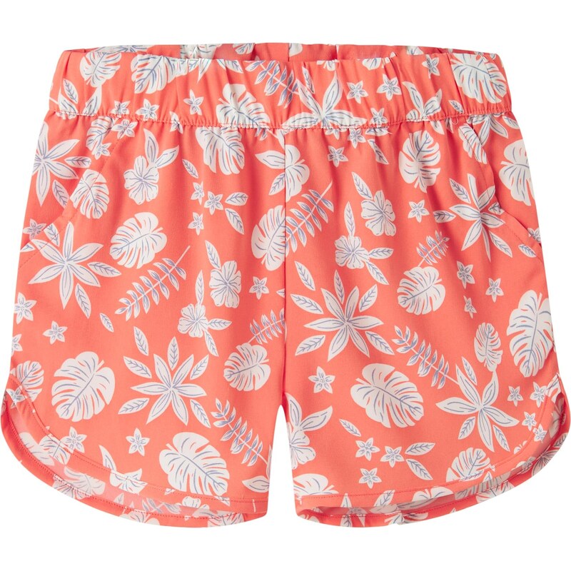 NAME IT Nohavice NKFVinaya indigo / oranžová / biela 68160312