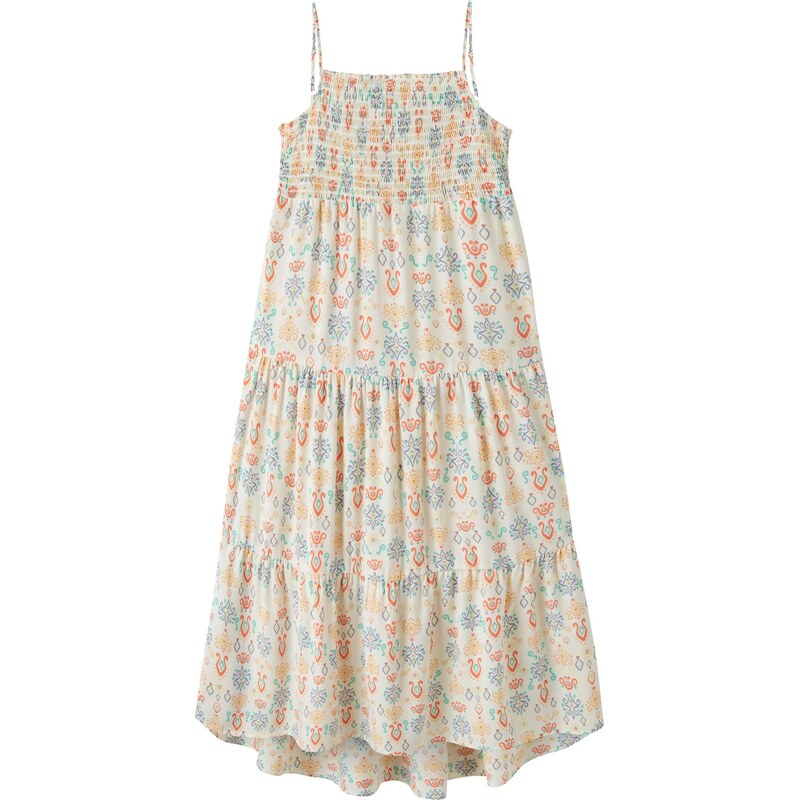 NAME IT Šaty NKFVINAYA tyrkysová / oranžová / pastelovo oranžová / 68160332