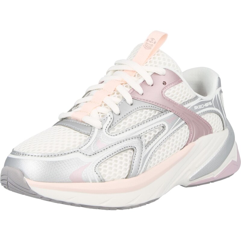 SKECHERS Tenisky staroružová / strieborná / šedobiela 68160360