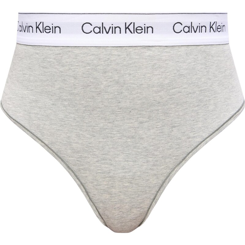 Calvin Klein Underwear Tangá svetlosivá / biela 68160358