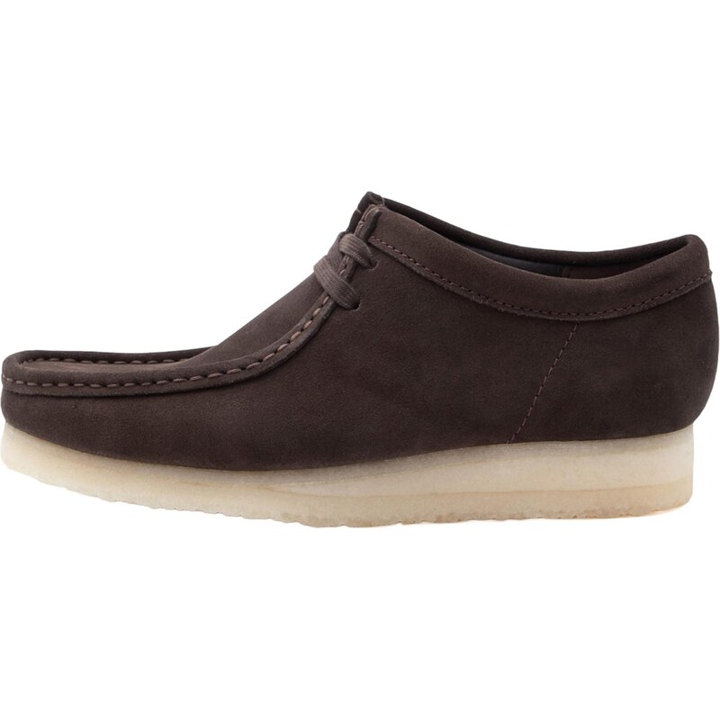 Clarks Originals Mokasíny Wallabee tmavohnedá 68160413