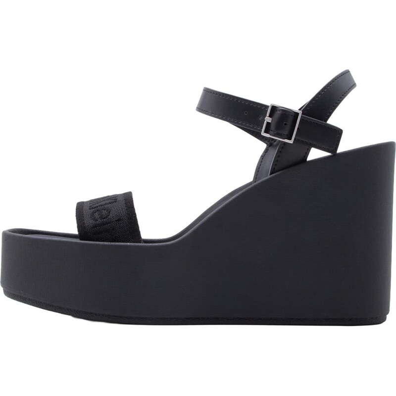 Calvin Klein Remienkové sandále čierna 68160424