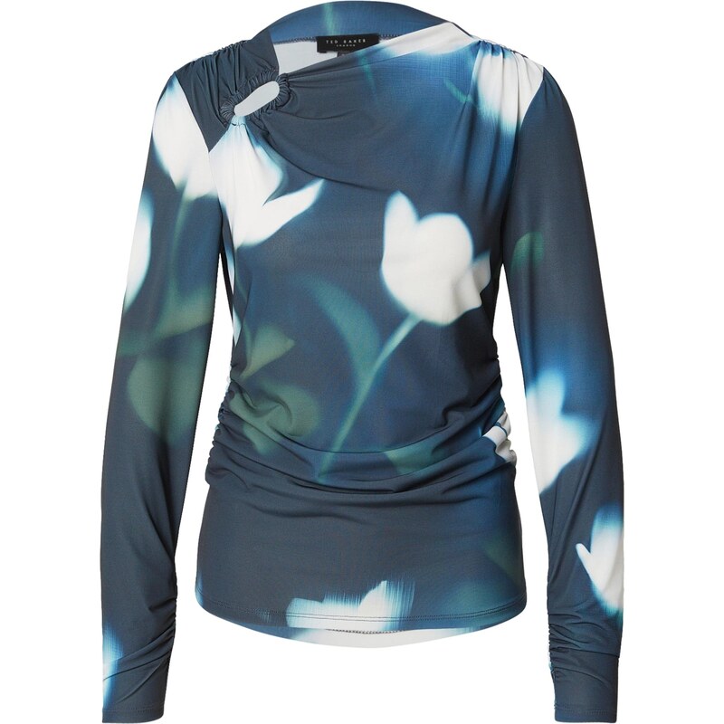 Ted Baker Tričko TURALA námornícka modrá / jedľová / šedobiela 68160493