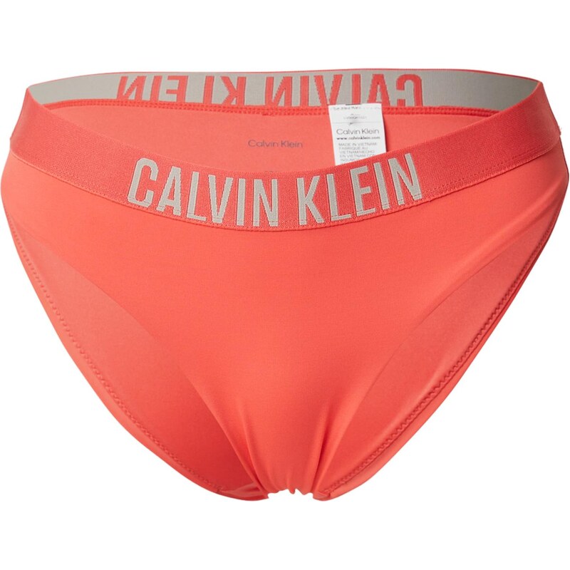 Calvin Klein Swimwear Bikinové nohavičky sivá / lososová 68160489
