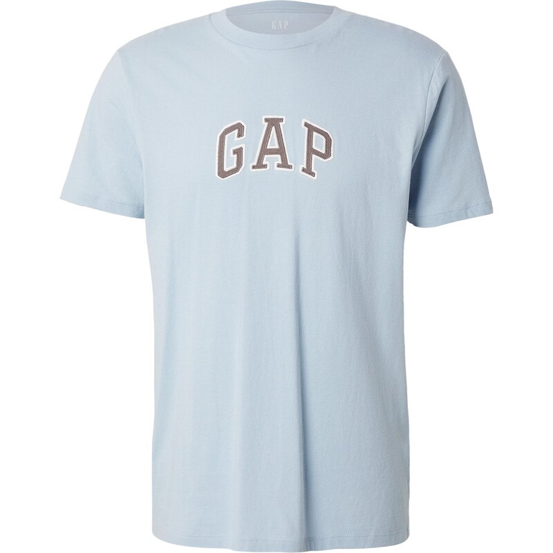 GAP Tričko svetlomodrá / hnedá / biela 68160512