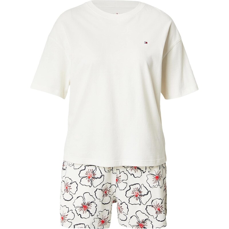 Tommy Hilfiger Underwear Kraťasy nebielená / červená / čierna 68160533