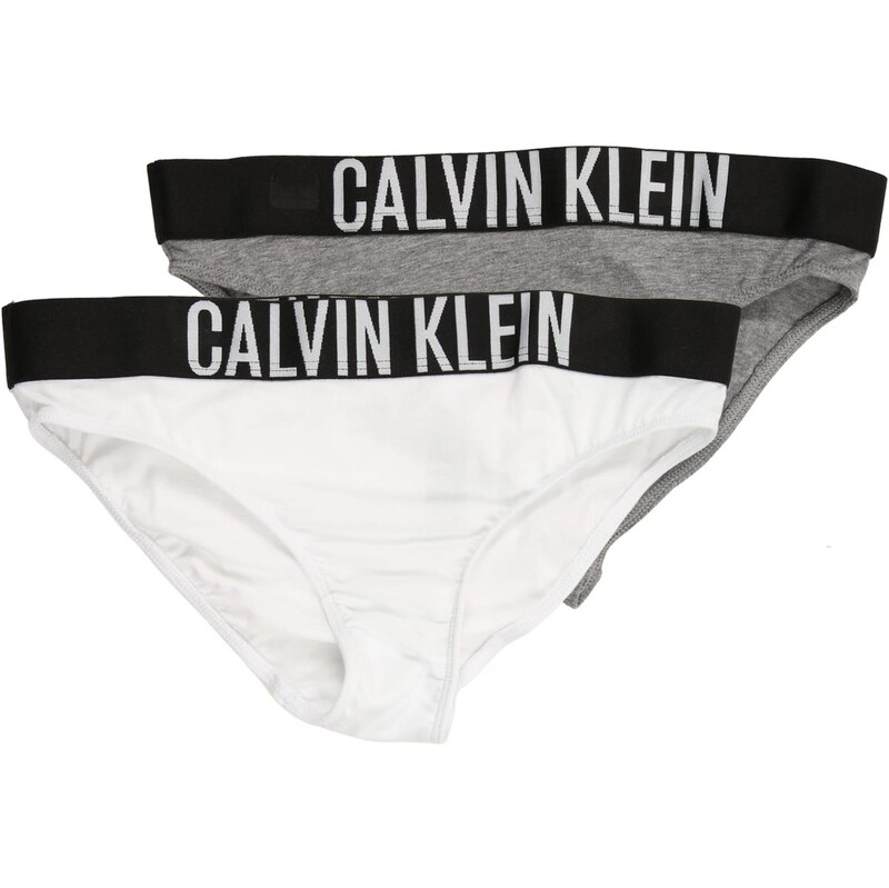 Calvin Klein Underwear Nohavičky Intense Power sivá melírovaná / biela 68160554