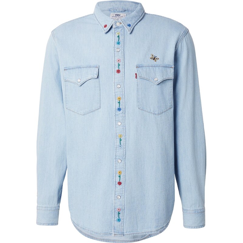 LEVIS Košeľa svetlomodrá / žltá / zelená / červená 68160531