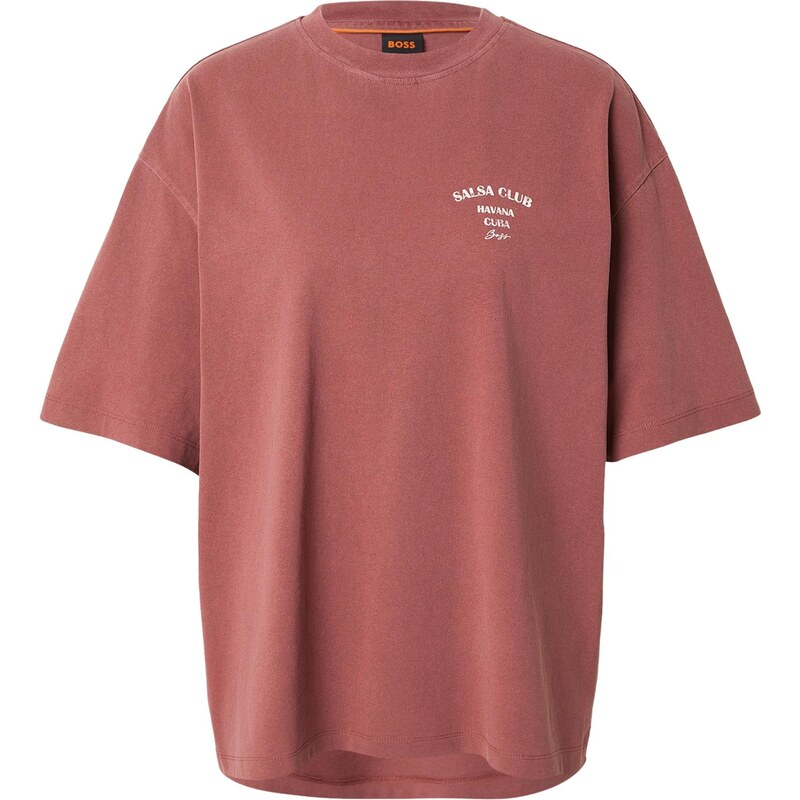 BOSS Tričko Eboys hrdzavo červená / biela 68160535