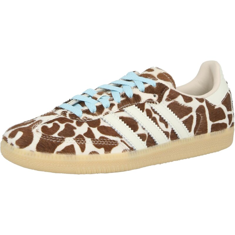 ADIDAS ORIGINALS Nízke tenisky SAMBA svetlobéžová / nebesky modrá / 68160814