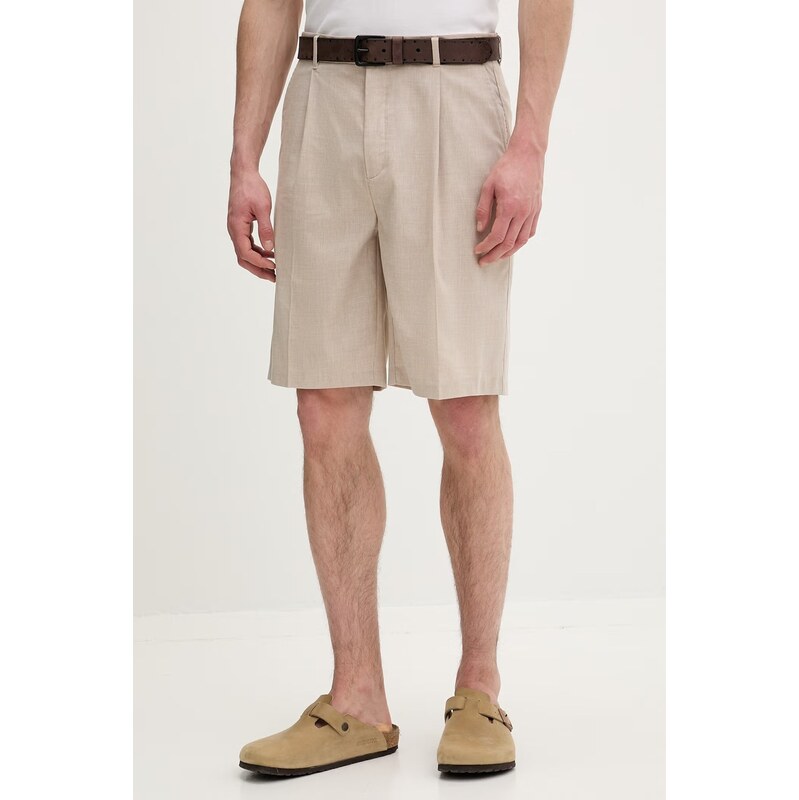 Les Deux šortky pánske s prímesou ľanu Reece 68157491