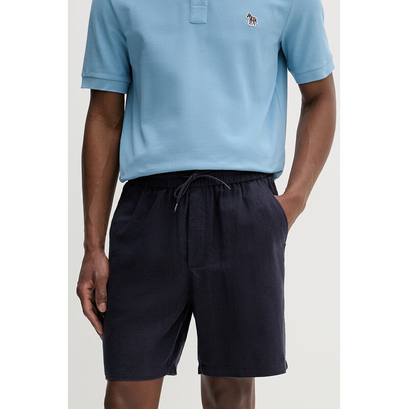 Pánske šortky s ľanom Les Deux Otto 68157610