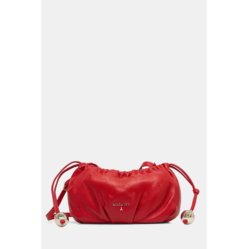 Dámska kožená kabelka typu vak Patrizia Pepe 68157638