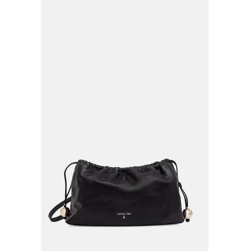 Dámska kožená kabelka typu vak Patrizia Pepe 68157634