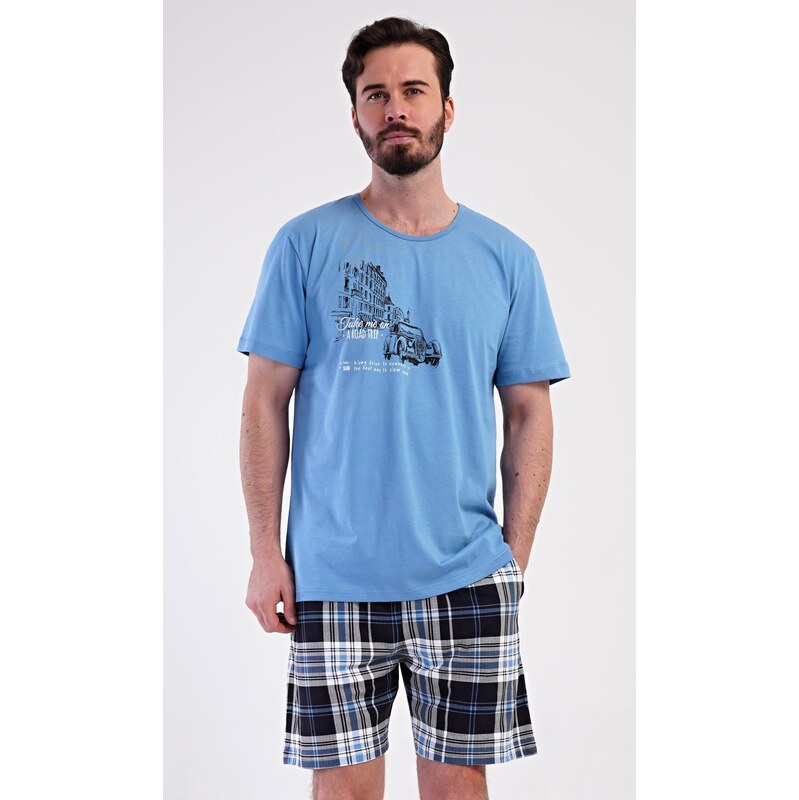 Vienetta MAN Pánske pyžamové šortky Felix 64004605