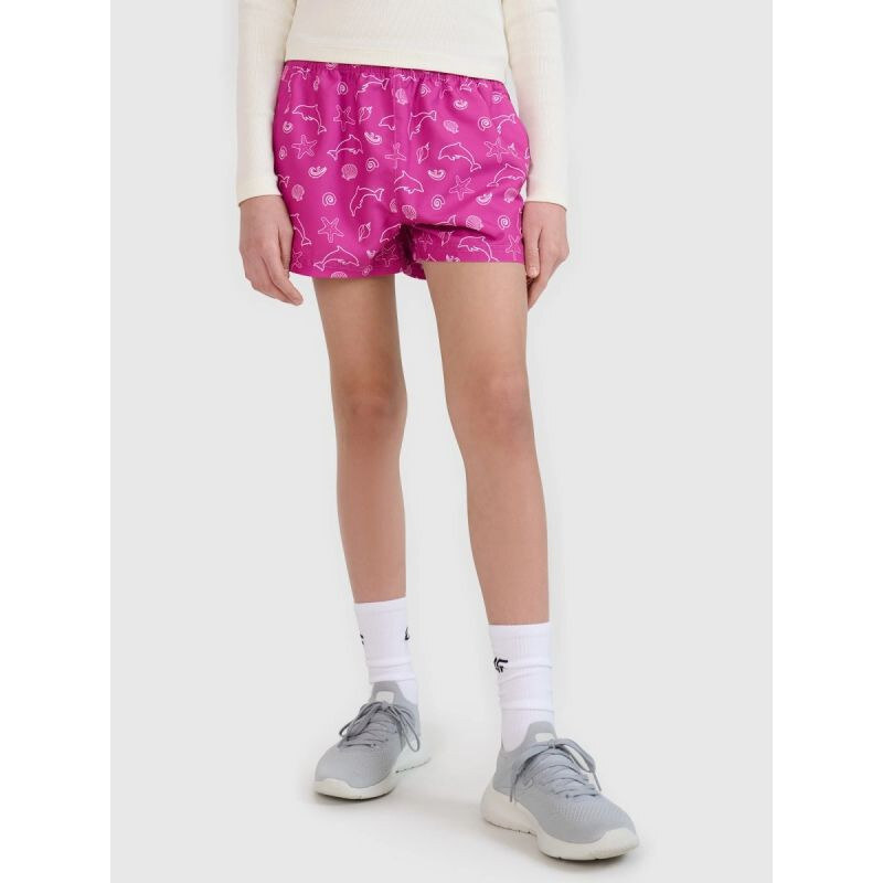 Dievčenské plážové šortky boardshorts 4F 4FJRSS25UBDSF179-90A 68158415