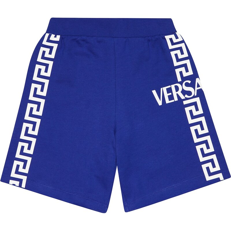 Versace Kids Greca printed cotton shorts 68164957