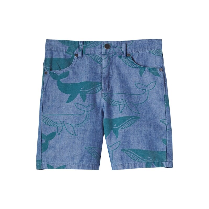 Stella McCartney Kids Printed denim shorts 67936104