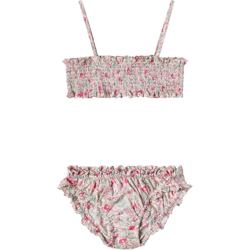 Bonpoint Finlay floral shirred cotton bikini 68303947