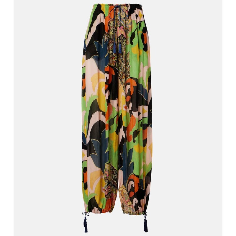 Etro Printed wide-leg pants 68036080