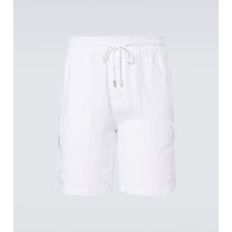 Vilebrequin Baie mid-length linen shorts 67937003