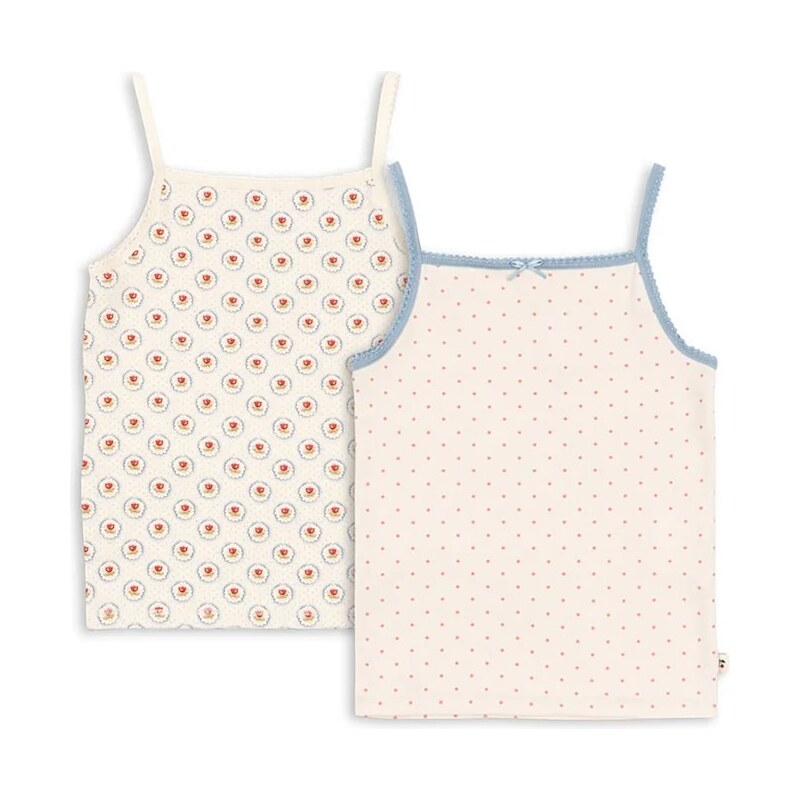 Top Konges Sløjd BASIC 2 PACK STRAP TOPS GOTS 2-pak 67505321