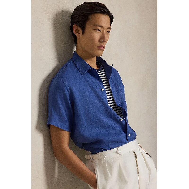 Ľanová košeľa Polo Ralph Lauren 67901108