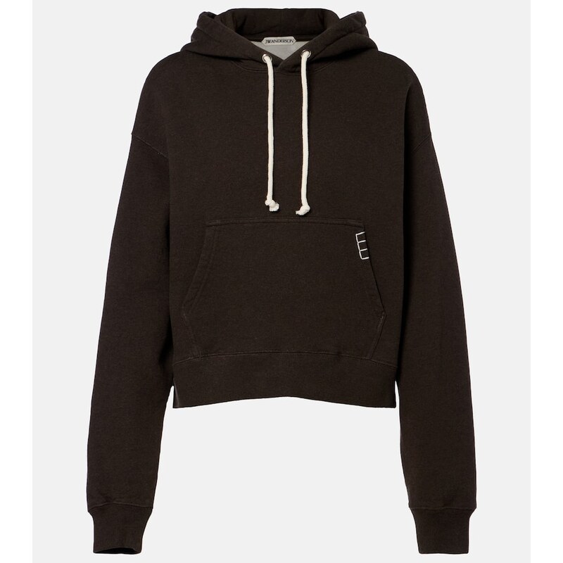 JW Anderson Cropped cotton hoodie 67945363