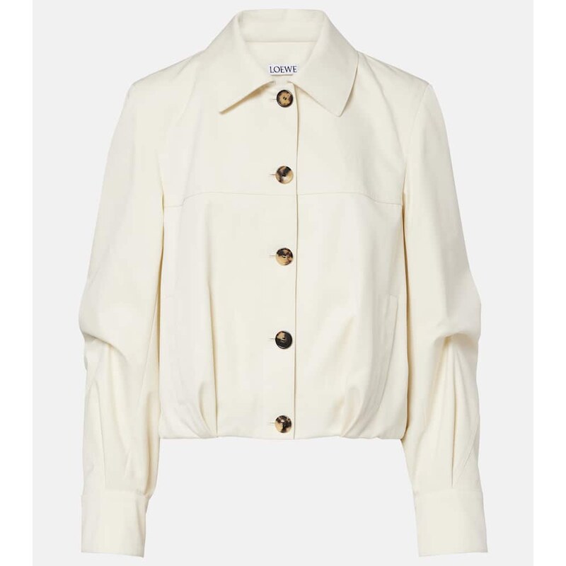 Loewe Cotton and silk blouson jacket 67946880