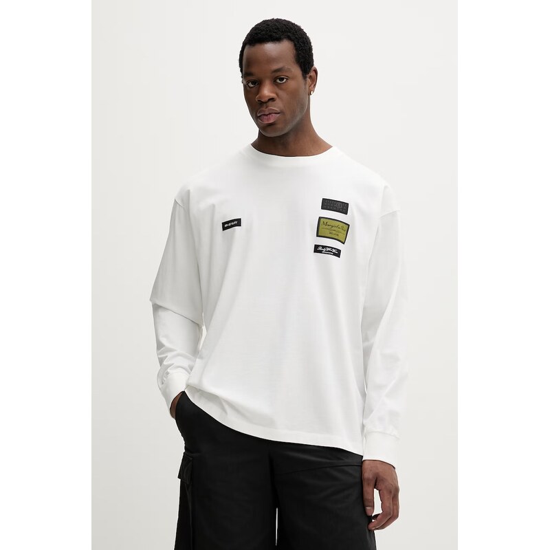 Bavlnené tričko s dlhým rukávom MM6 Maison Margiela 67839683