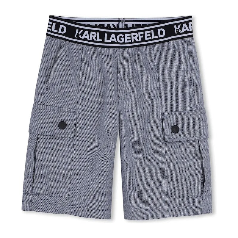 Detské bavlnené šortky Karl Lagerfeld 67583608